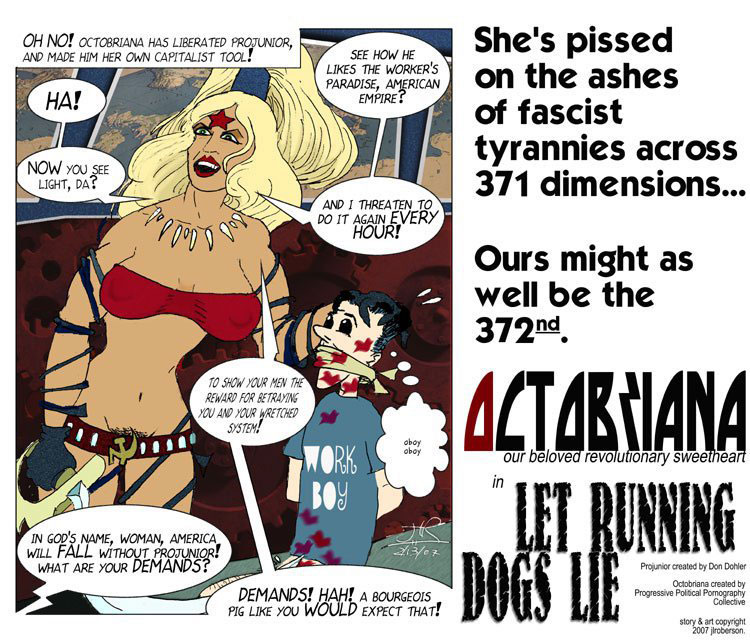 Coming soon: Vladrushka and OCTOBRIANA! in LET RUNNING DOGS LIE by John Linton Roberson