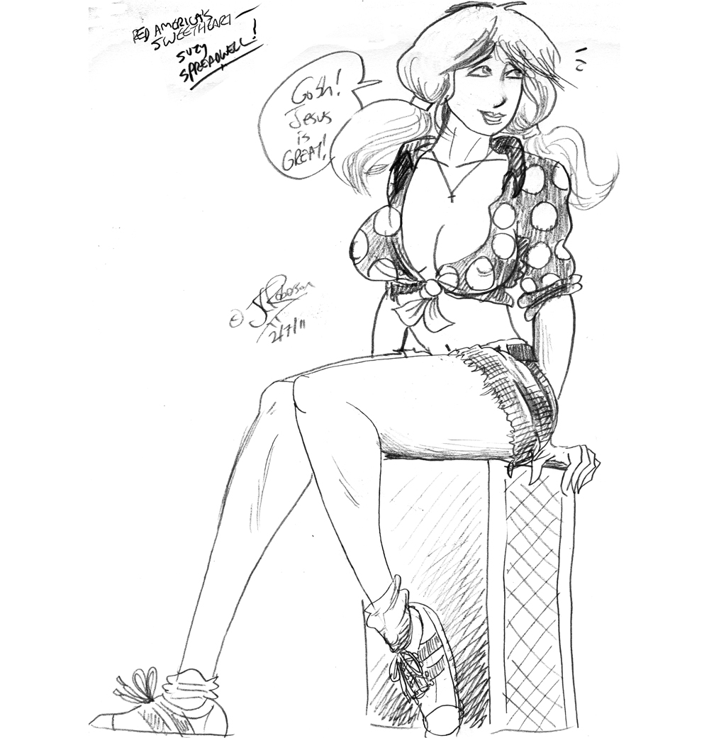 Suzy Spreadwell: America's Sweetheart by John Linton Roberson (c)2018